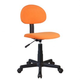 Tempo Kondela Dětská kancelářská židle SALIM - černá / oranžová