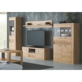 Casarredo Obývací sestava NATURAL (4+5+11+12) dub ribbeck/kostka