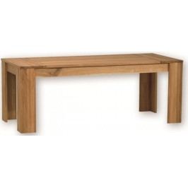 Unis Stůl jídelní dubový 22490 kód 22492, 200x90 cm - šíře nohy 18 cm + kupón KONDELA10 na okamžitou slevu 10% (kupón uplatníte v košíku)