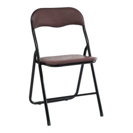 Casarredo Kovová čalouněná židle TIPO hnědá