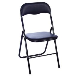 Casarredo Kovová čalouněná židle TIPO černá