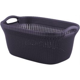 Curver Koš na čisté prádlo KNIT 40L - fialový