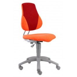 Sconto Kancelářská židle ELEN oranžová/červená