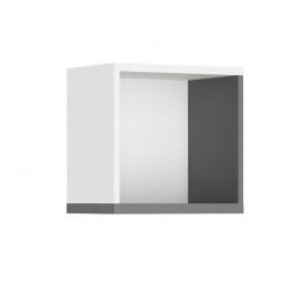 Sconto Nástěnný regál PHILOSOPHY PH-12 bílá/grafit