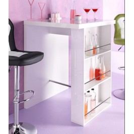 Sconto Barový stůl BAR 2069 bílá