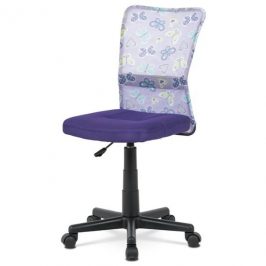 Sconto Kancelářská židle BAMBI fialová s motivem