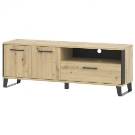 Sconto TV stolek SOFT LT1 dub artisan/černá