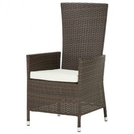 Sconto Zahradní relaxační křeslo MODENA 1 mocca