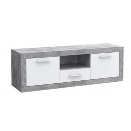 Sconto TV stolek BACCIO bílá/beton