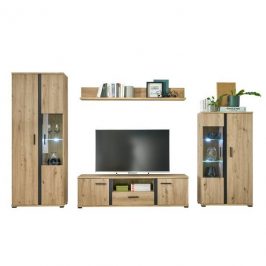 Sconto Obývací stěna KANADA dub artisan