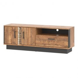 Sconto TV komoda RIAN dub/černá