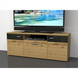 Sconto TV komoda NICOLAS dub artisan, výška 59 cm
