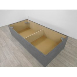 Čalouněný korpus 200x90 (mikrofibra šedá)